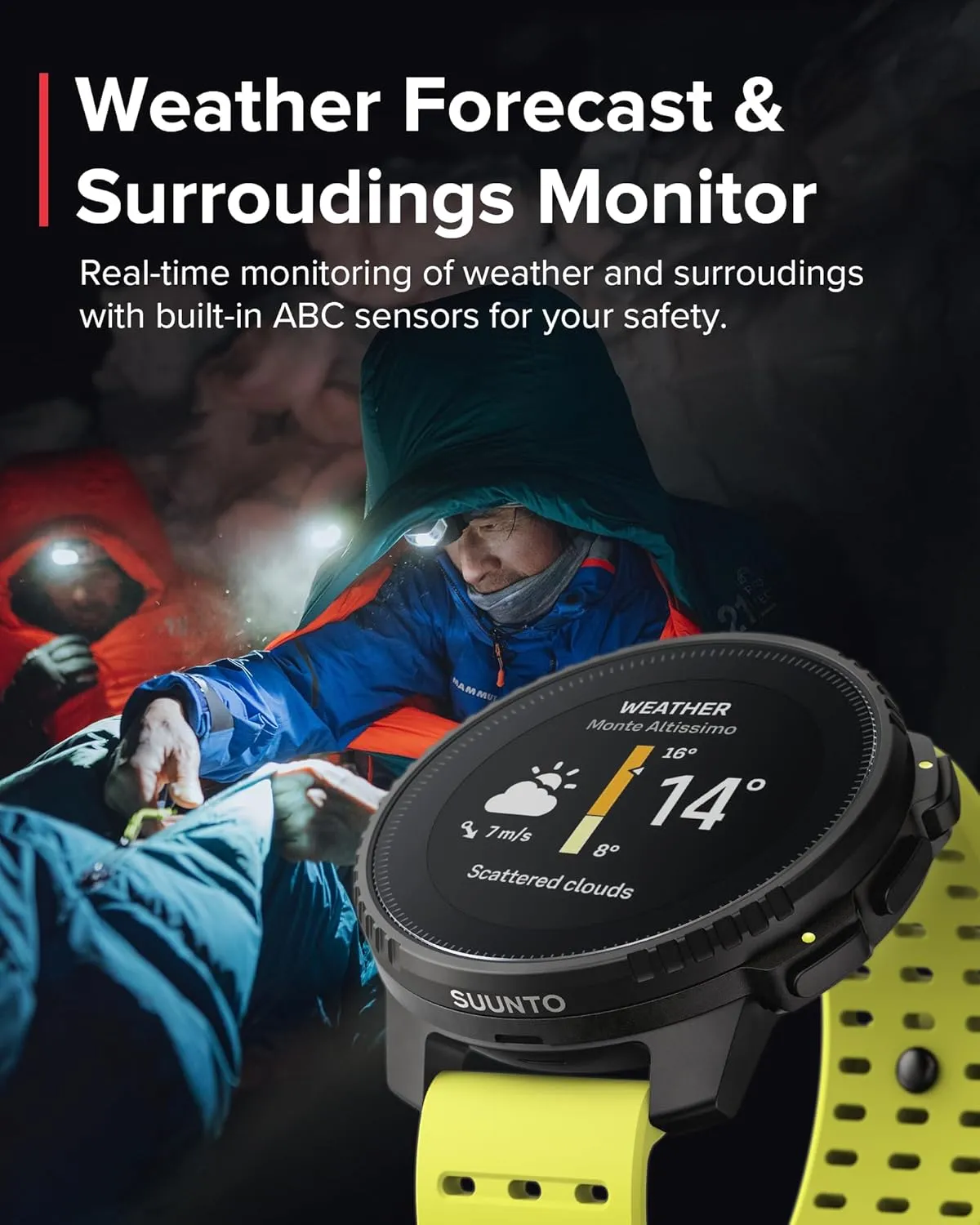 SUUNTO Vertical GPS Sports Watch, Premium Multisports Watch w/1.4 inch Touchscreen & 95  Training Workout Analysis, Heart Rate & Sleep Tracking, 60-Day Battery Life, Dual-GNSS, Free Offline Maps, Lime