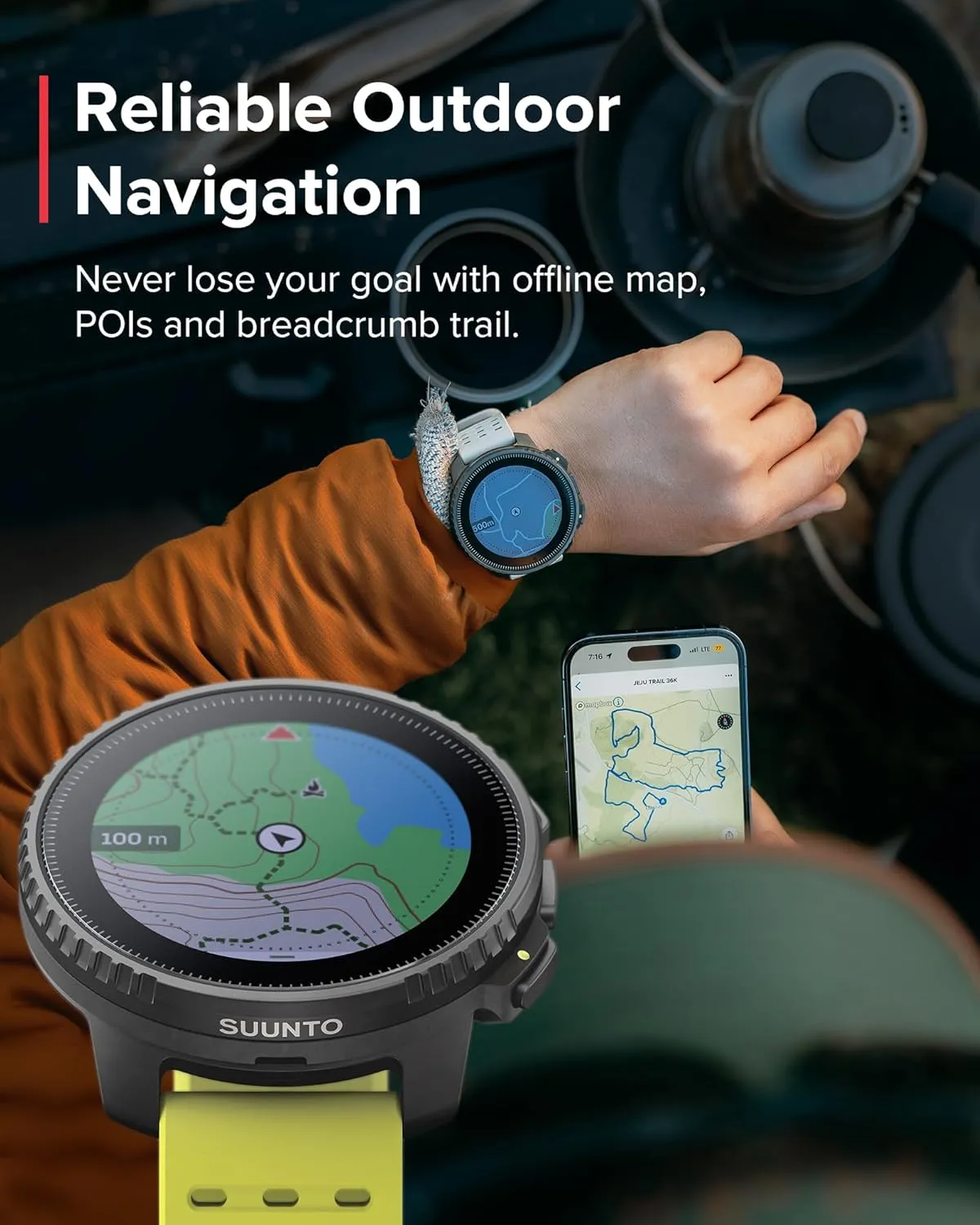 SUUNTO Vertical GPS Sports Watch, Premium Multisports Watch w/1.4 inch Touchscreen & 95  Training Workout Analysis, Heart Rate & Sleep Tracking, 60-Day Battery Life, Dual-GNSS, Free Offline Maps, Lime