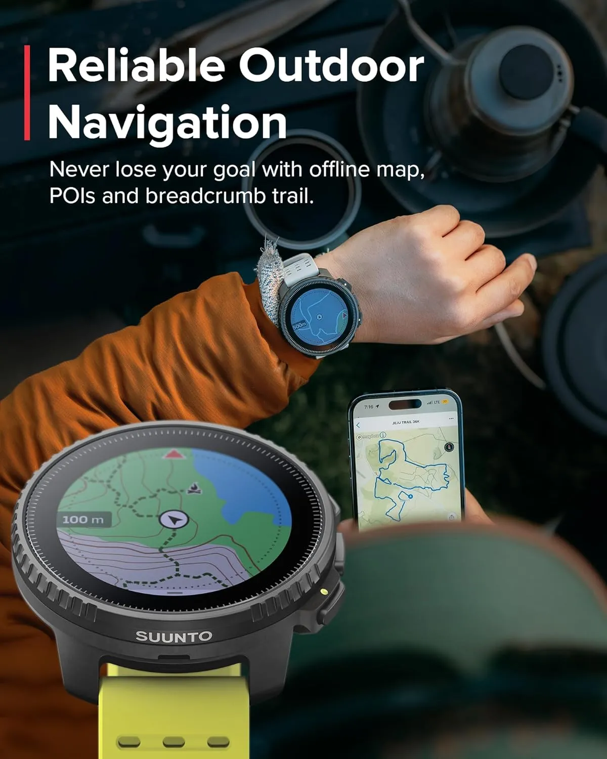 SUUNTO Vertical GPS Sports Watch, Premium Multisports Watch w/1.4 inch Touchscreen & 95  Training Workout Analysis, Heart Rate & Sleep Tracking, 60-Day Battery Life, Dual-GNSS, Free Offline Maps, Lime