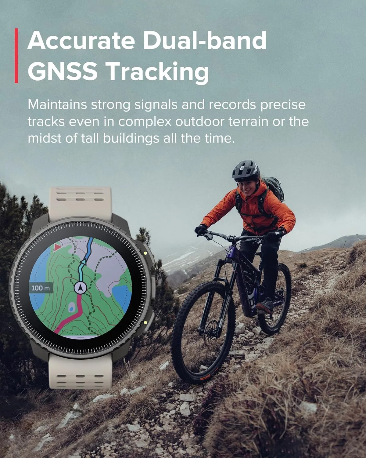 SUUNTO Vertical GPS Sports Watch, Premium Multisports Watch w/1.4 inch Touchscreen & 95  Training Workout Analysis, Heart Rate & Sleep Tracking, 60-Day Battery Life, Dual-GNSS, Free Offline Maps, Sand