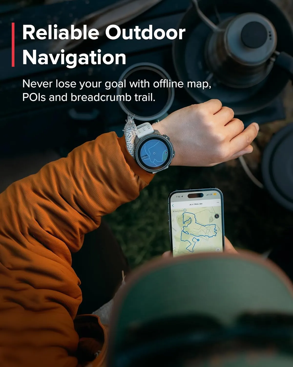 SUUNTO Vertical GPS Sports Watch, Premium Multisports Watch w/1.4 inch Touchscreen & 95  Training Workout Analysis, Heart Rate & Sleep Tracking, 60-Day Battery Life, Dual-GNSS, Free Offline Maps, Sand