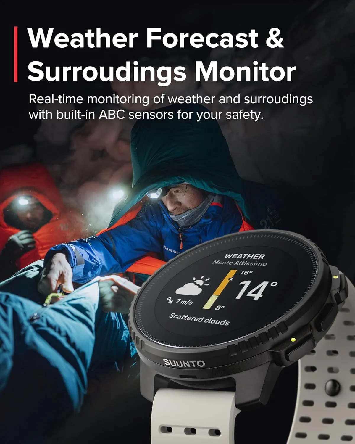 SUUNTO Vertical GPS Sports Watch, Premium Multisports Watch w/1.4 inch Touchscreen & 95  Training Workout Analysis, Heart Rate & Sleep Tracking, 60-Day Battery Life, Dual-GNSS, Free Offline Maps, Sand