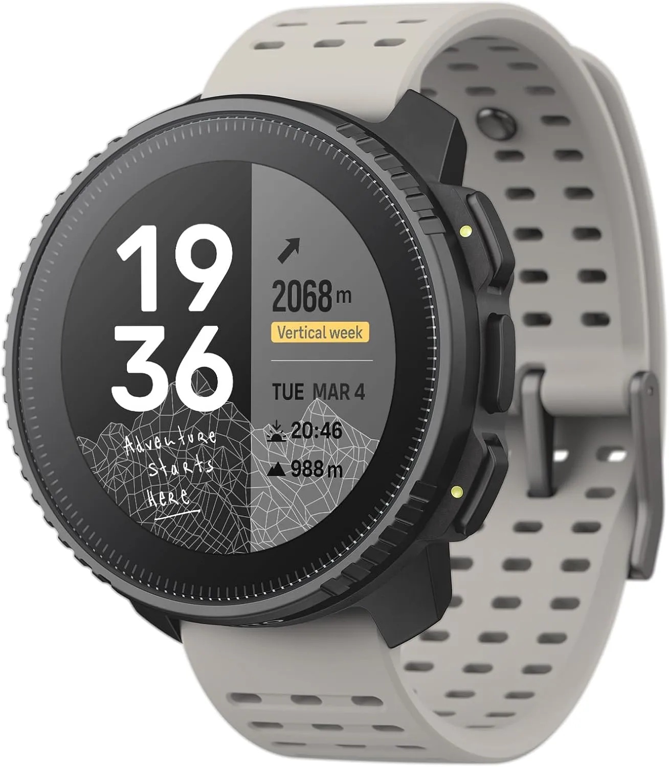 SUUNTO Vertical GPS Sports Watch, Premium Multisports Watch w/1.4 inch Touchscreen & 95  Training Workout Analysis, Heart Rate & Sleep Tracking, 60-Day Battery Life, Dual-GNSS, Free Offline Maps, Sand