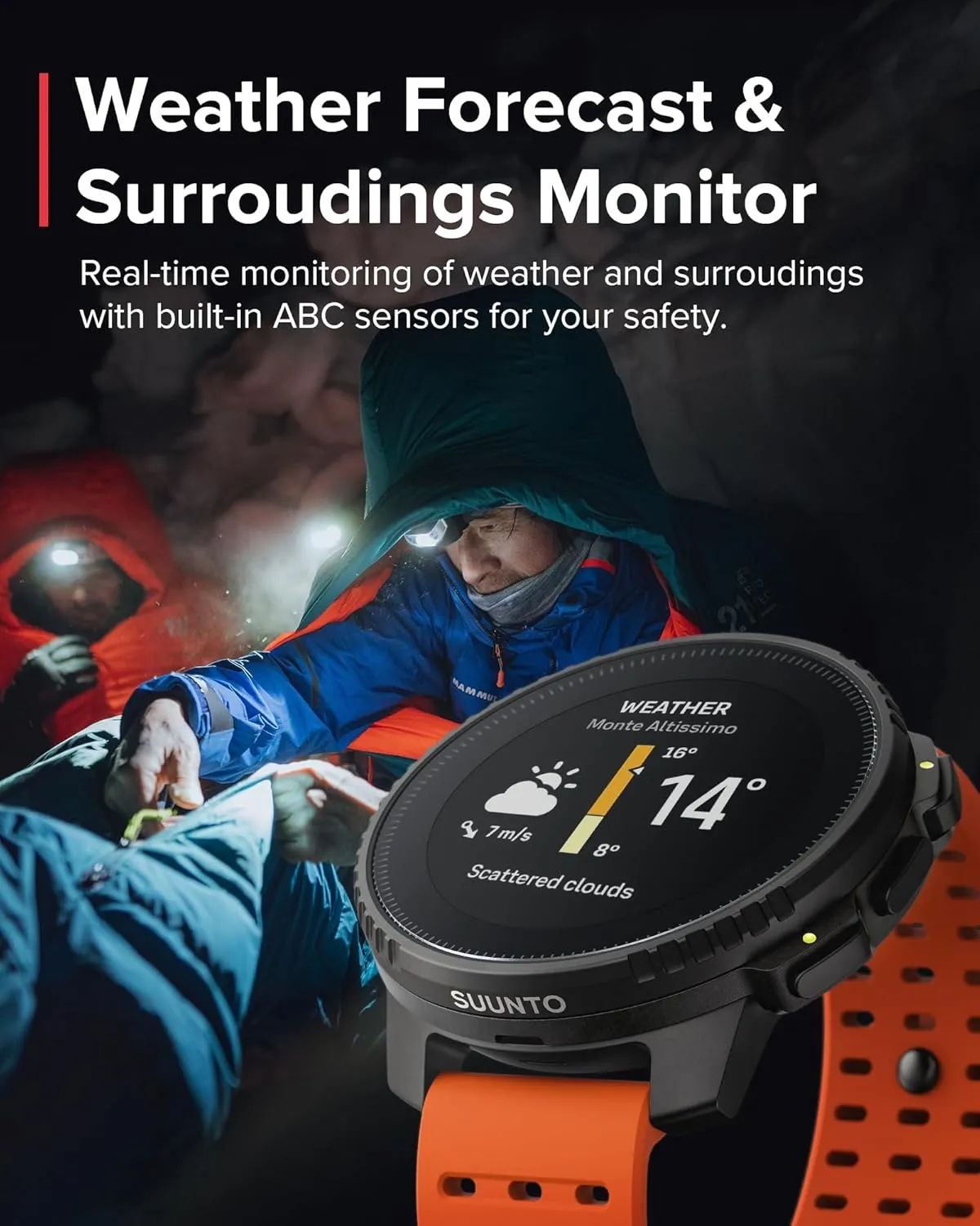 SUUNTO Vertical Solar GPS Adventure Watch, Premium Multisport Watch w/1.4 inch Touchscreen, Free Global Offline Maps, 60-Day Battery Life, Training Records, Heart Rate & Sleep Tracking, Steel Canyon