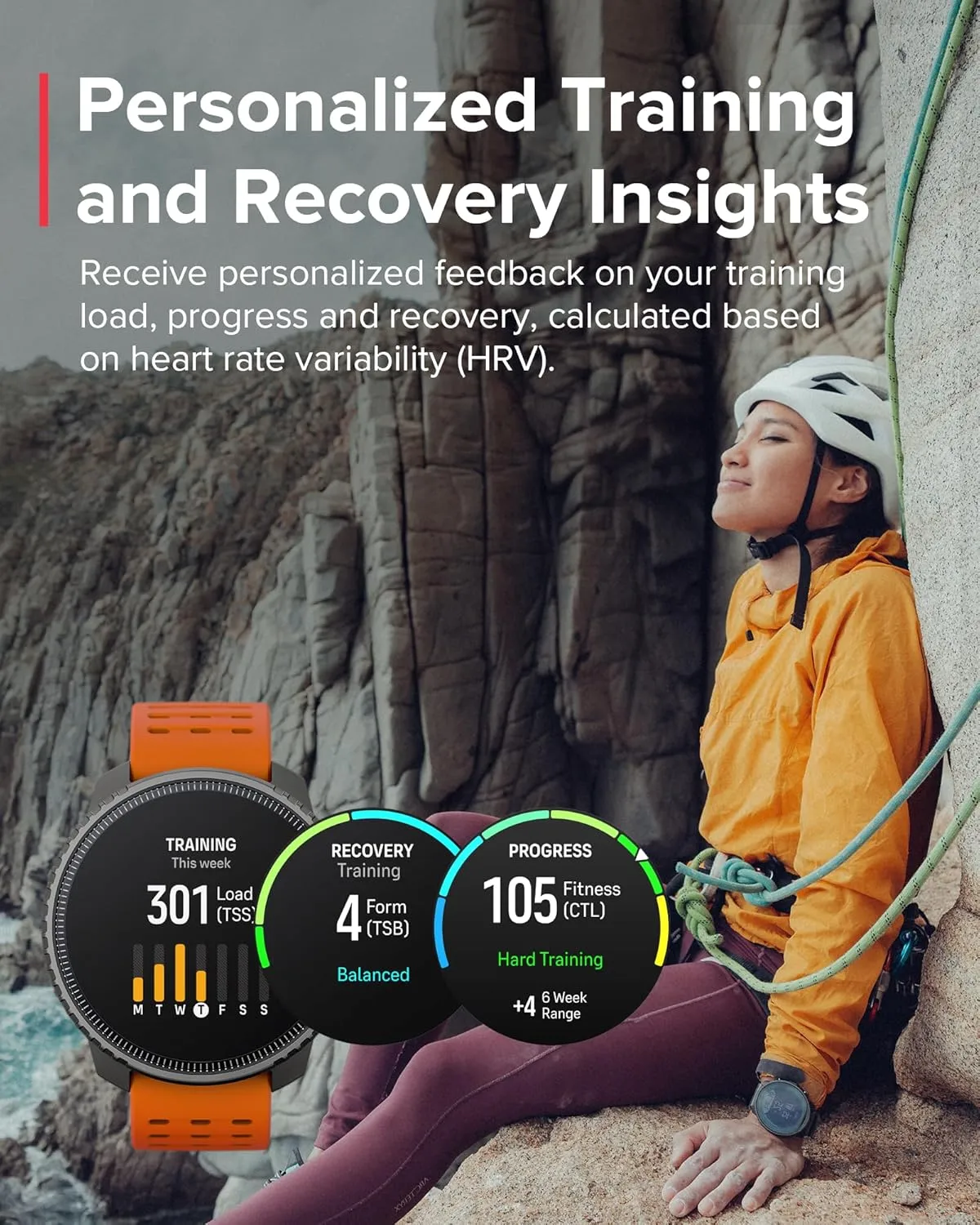 SUUNTO Vertical Solar GPS Adventure Watch, Premium Multisport Watch w/1.4 inch Touchscreen, Free Global Offline Maps, 60-Day Battery Life, Training Records, Heart Rate & Sleep Tracking, Steel Canyon