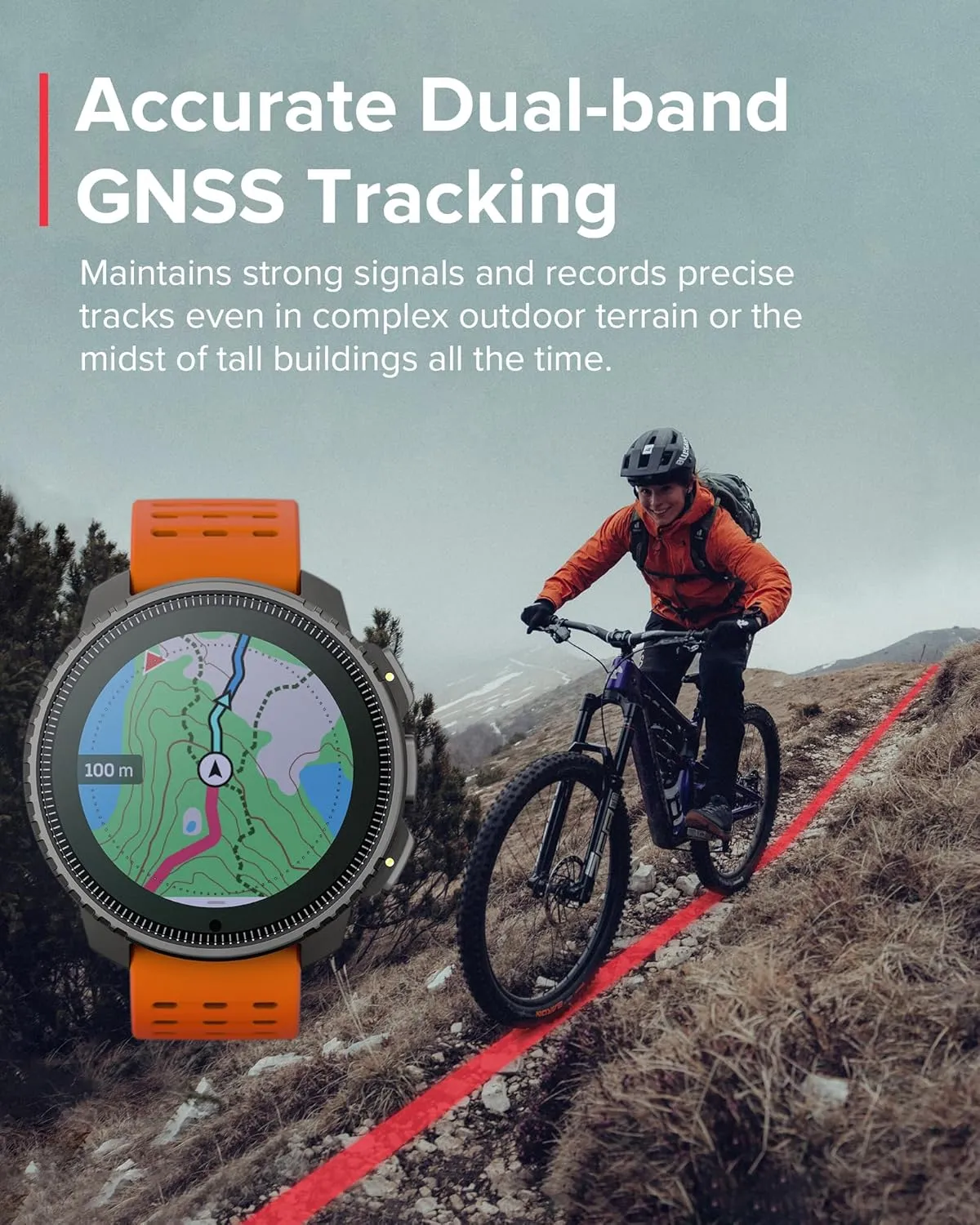 SUUNTO Vertical Solar GPS Adventure Watch, Premium Multisport Watch w/1.4 inch Touchscreen, Free Global Offline Maps, 60-Day Battery Life, Training Records, Heart Rate & Sleep Tracking, Steel Canyon
