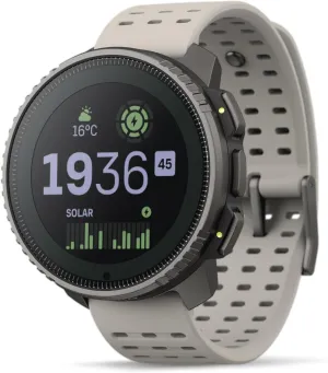 SUUNTO Vertical Solar GPS Watch, Premium Multisport Watch w/60-Day Battery Life, 1.4 inch Large Touchscreen, Heart Rate & Sleep Tracking, Dual-GNSS Navigation, Free Global Offline Map, Ti Sand