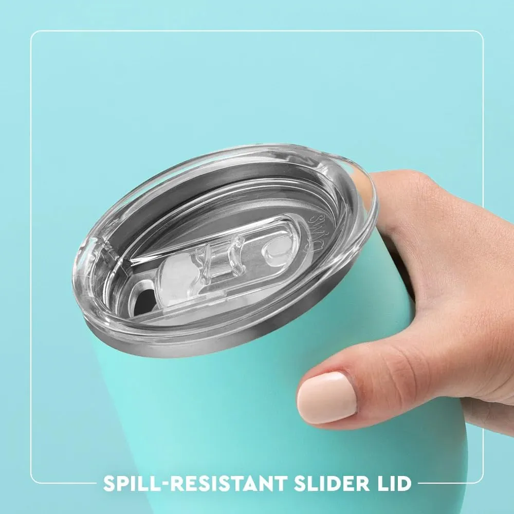 Swig Life 12oz Wine Tumbler with Lid, Stainless Steel, Dishwasher Safe, Portable, Triple Insulated Wine Tumbler (Bella Rosa)