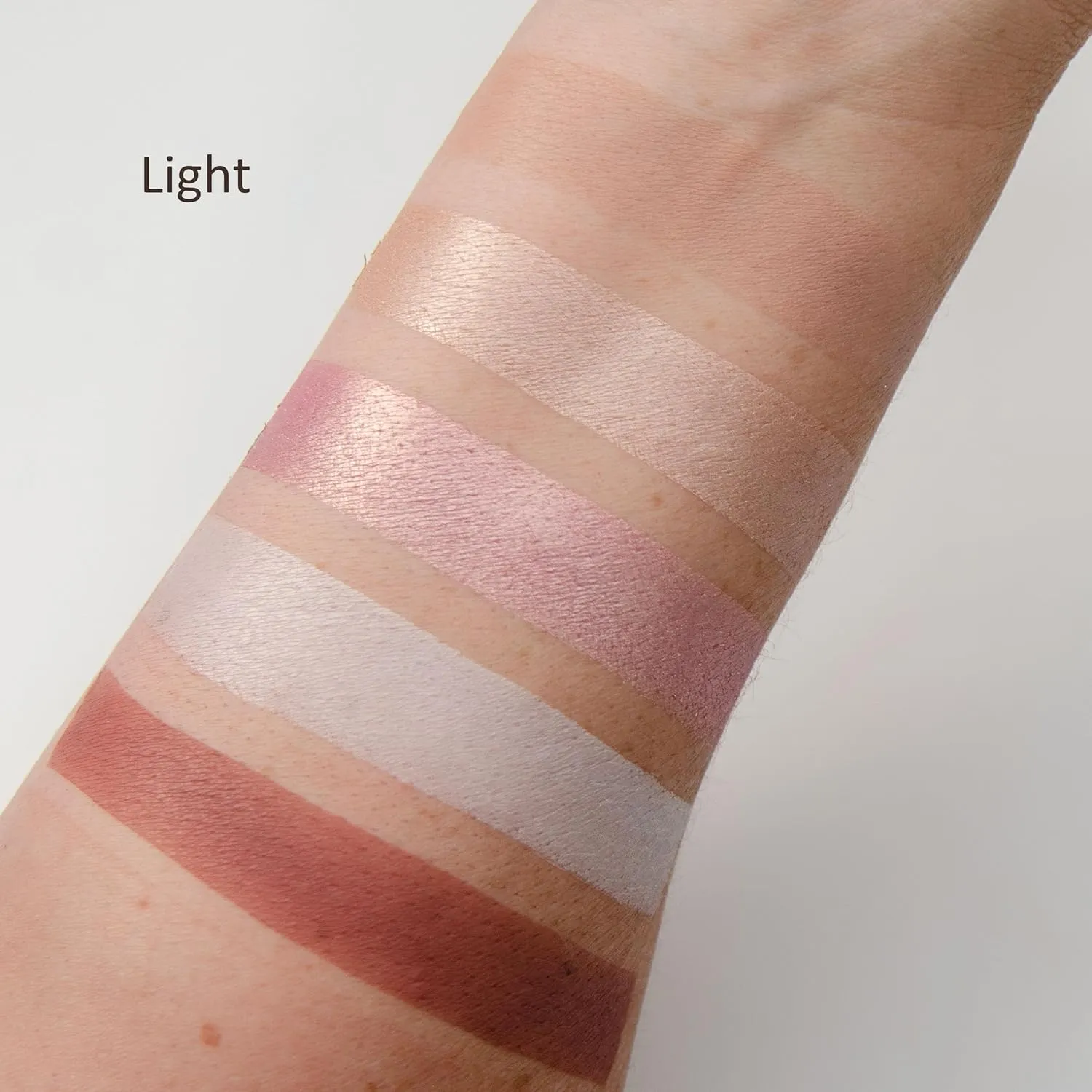 Sydney Grace Blessed Eye Shadow Palette, 15 pan eye shadow, matte, pressed pigment, eye safe, cruelty-free, vegan (Light)