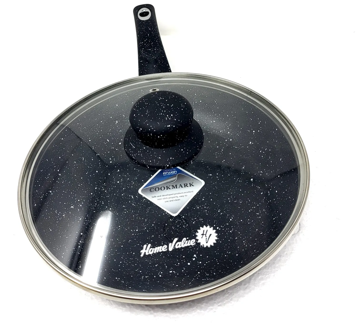 Tabakh 8.5" Forged Aluminium Fry Pan With Glass Lid