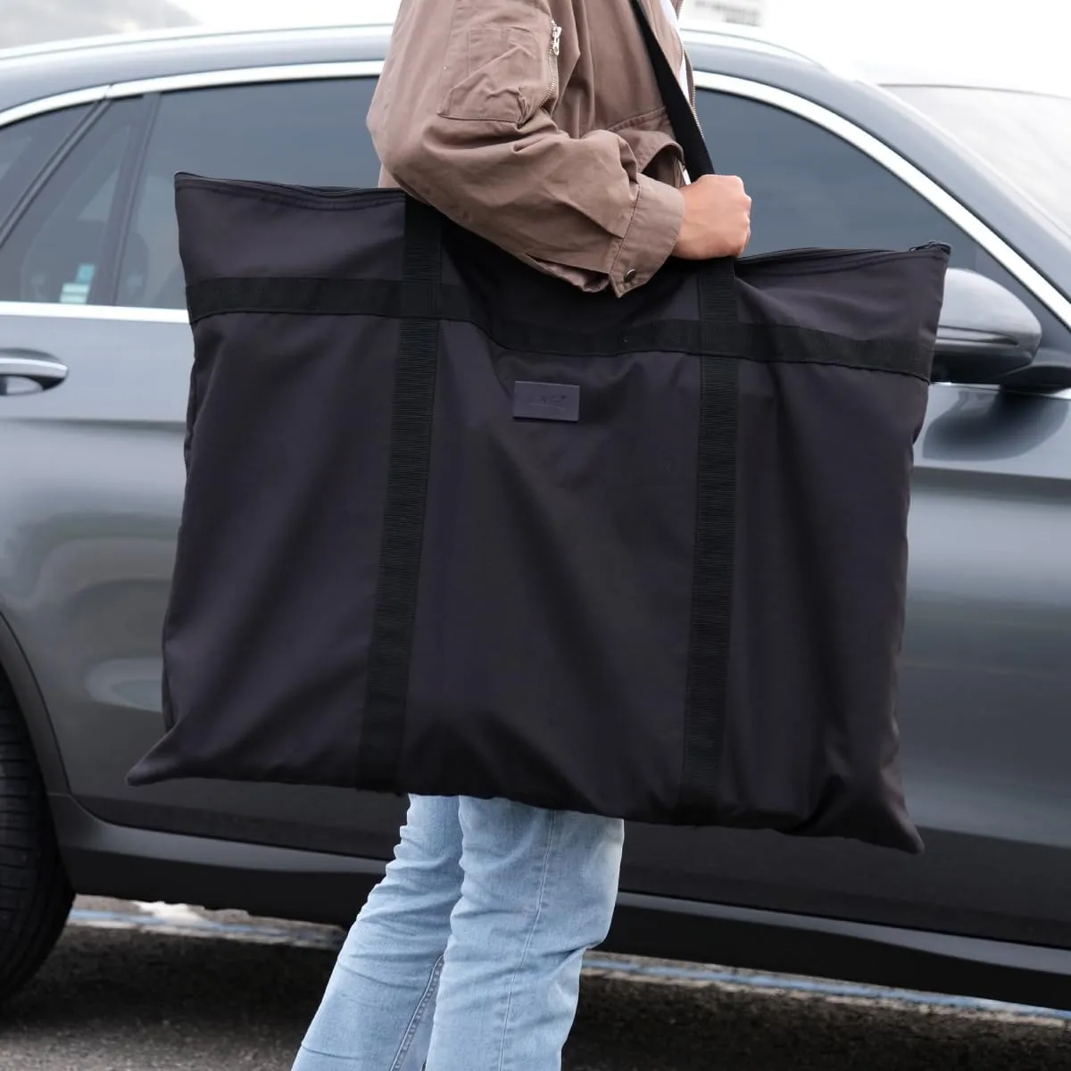 Table Extension Kit for 3D MAXpider Tire Step (6127A) - Includes Extension Table, Trunk Connector, Carry Bag, for Additional Space, Extra Convenience, Camping - Black (NO TIRE Step)