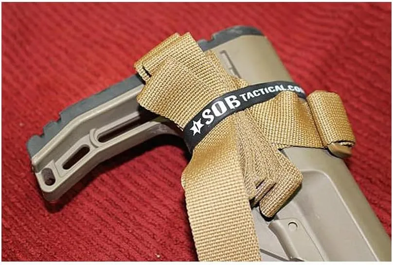 Tactical Bag Accessories | IR Combat Rubber Bands | Durable, Heat-Resistant, and Versatile | Heavy Duty Sling Retention Bands for Outdoor Gear, Coyote Brown, 9 Pack