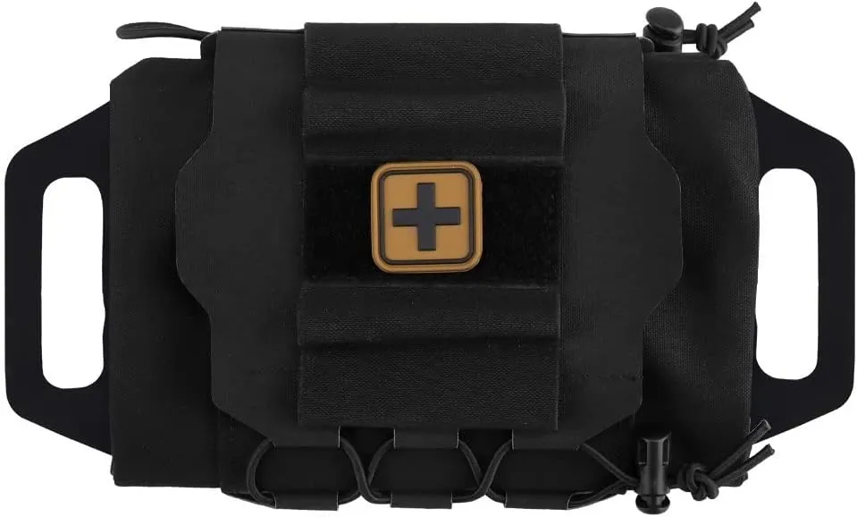 Tactical First Aid Kit Military Fan Field Medical Kit Medical Kit Field Survival Life-Saving Kit (Color : BP-87-BLK)