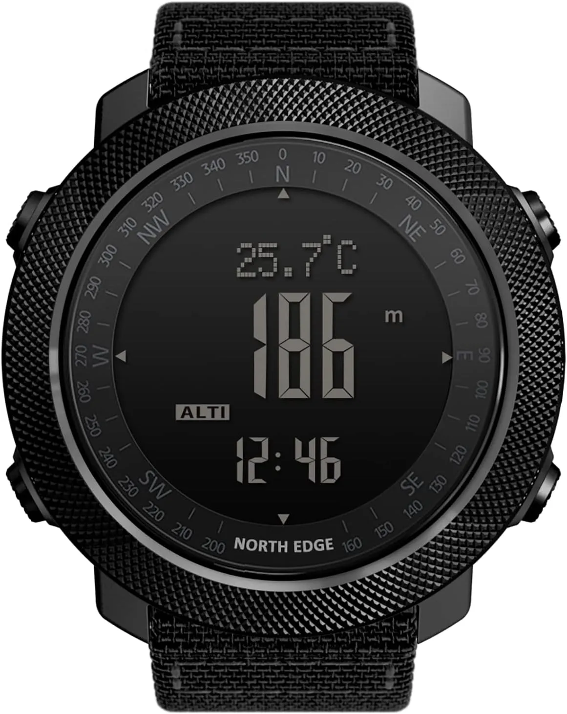 Tactical Watches for Men Digital Outdoor Survival Military Rock Solid Digital Watches with Durable Band, Steps Tracker Pedometer Calories Apache