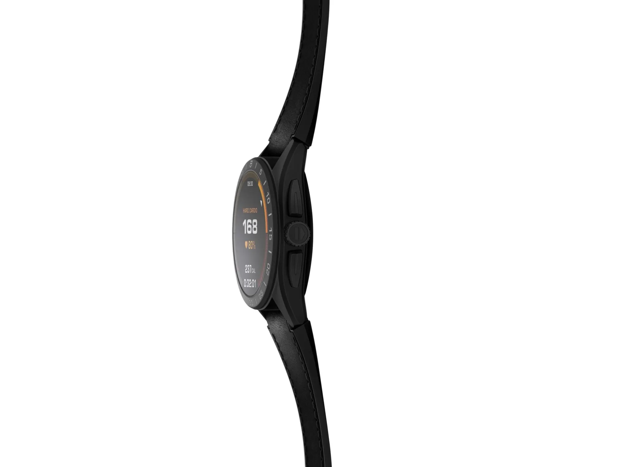 TAG Heuer Watch Connected Calibre E4 45 Titanium Black Leather
