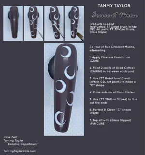 Tammy Taylor But First Coffee | Crescent Moon Step by Step Bundle Kit