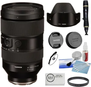 Tamron 35-150mm f/2-2.8 Di III VXD Lens for Sony FE Bundled with 82mm UV Filter   5-Piece Camera Cleaning Kit   Cleaning Lens Pen   Lens Cap Keeper   Microfiber Cleaning Cloth (6 Items)