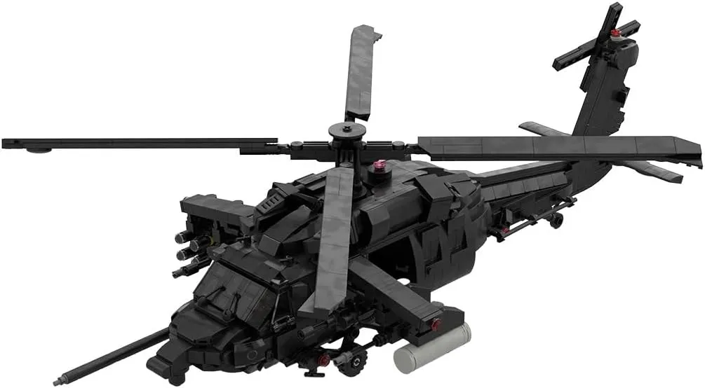 Technic Blackhawk Helicopter Building Kit, Military Series Building Blocks Set (1473PCS)