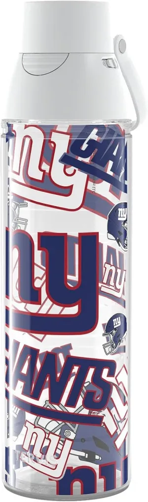 Tervis NFL New York Giants - All Over Made in USA Double Walled Insulated Tumbler Travel Cup Keeps Drinks Cold & Hot, 24oz Venture Lite Water Bottle, Classic