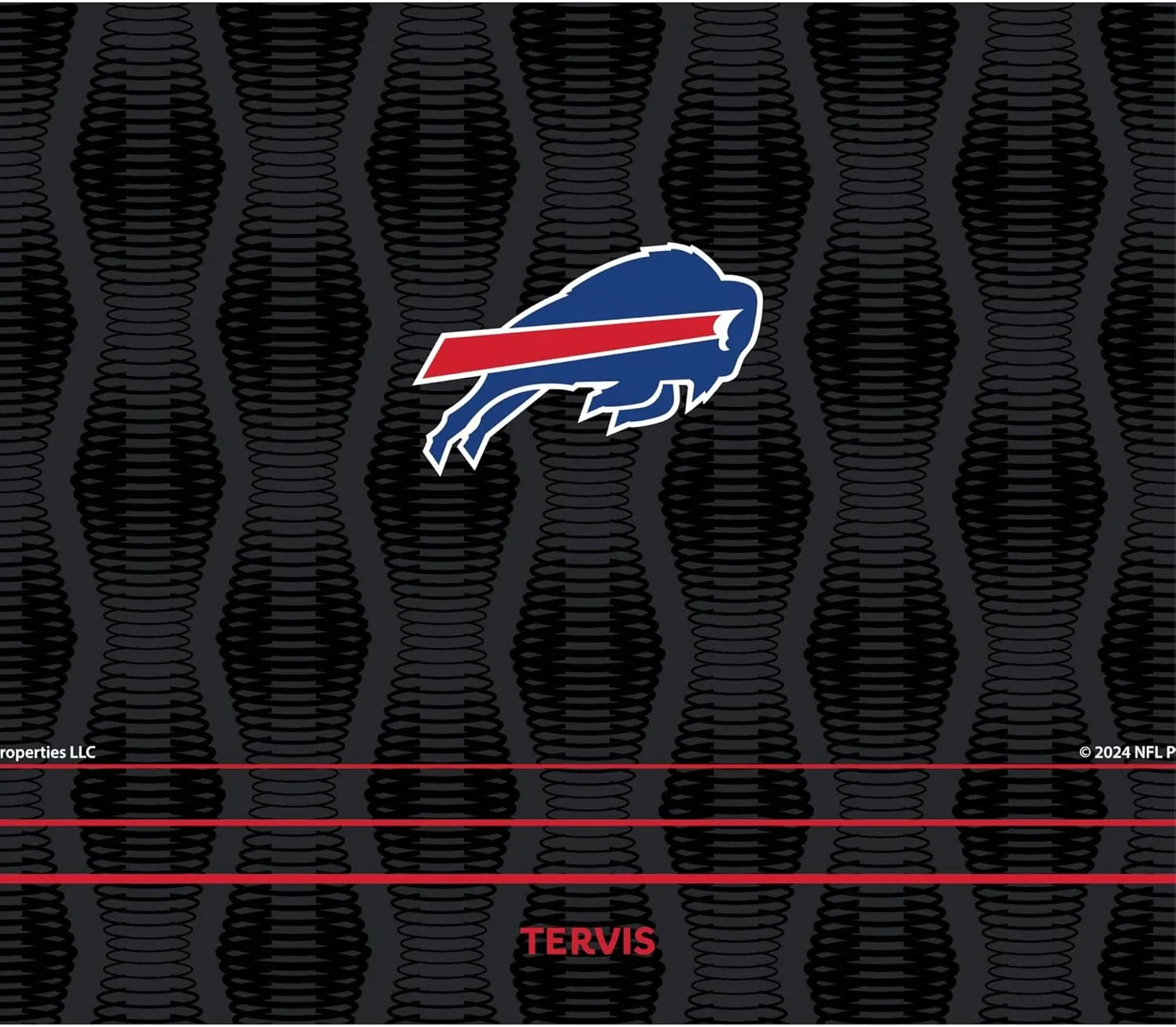 Tervis Venture Water Bottle NFL® Buffalo Bills - Full Speed Triple Walled Insulated Tumbler Travel Cup Keeps Drinks Cold & Hot, 26oz, Stainless Steel