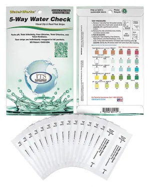 Test Strips, 5 Kit Waterworks, PK30