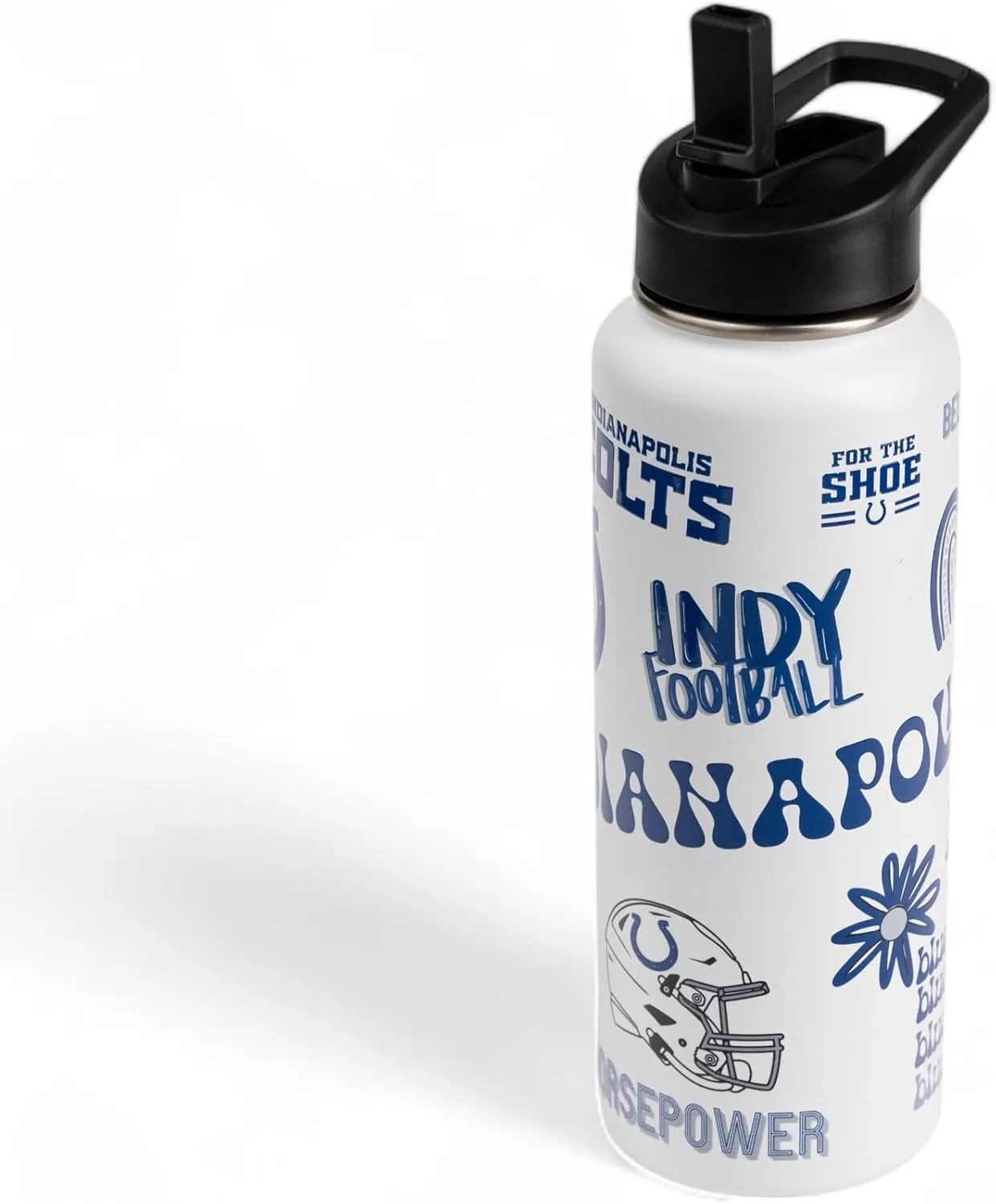 The Memory Company Officially Licensed NFL 34oz Water Bottle - Premium Stainless Steel Double-Wall Insulated, Leakproof Design