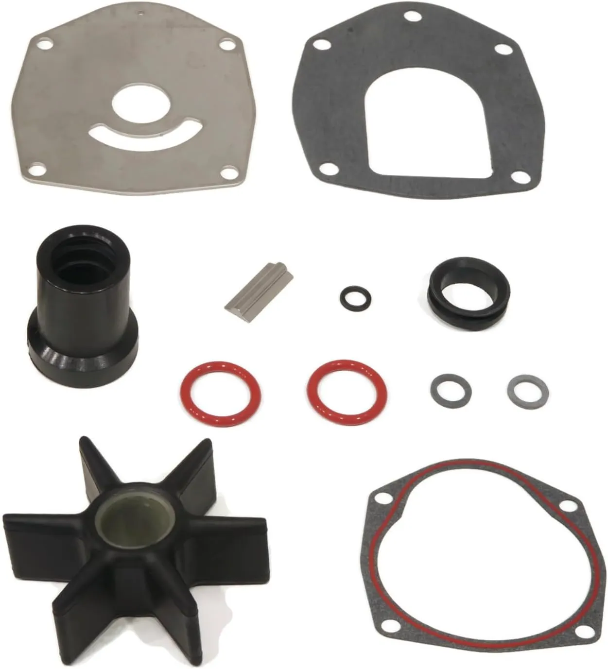 The ROP Shop | Water Pump Impeller Rebuild Kit for Chrysler, Force, US Marine 817276, 8172731