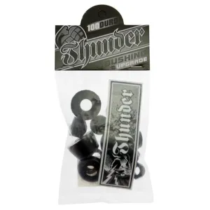 Thunder Trucks Black Rebuild 100Du Skateboard Kingpin Hardware Kit (Default, Black)
