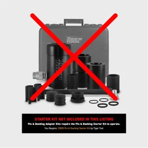 Tiger Tool Pin and Bushing Adapter 15050, to be used with the Pin & Bushing Starter Kit for Heavy Duty Semi Trucks & Equipment, Adapter Tool for Removing Pins & Bushings