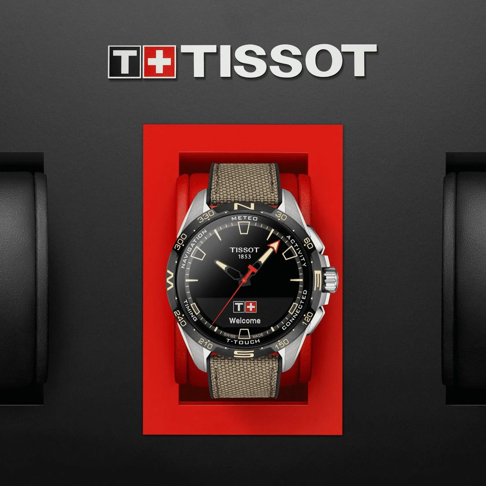 Tissot T-Touch Connect Solar 47.5mm Watch Black Quartz Titanium T121.420.47.051.07