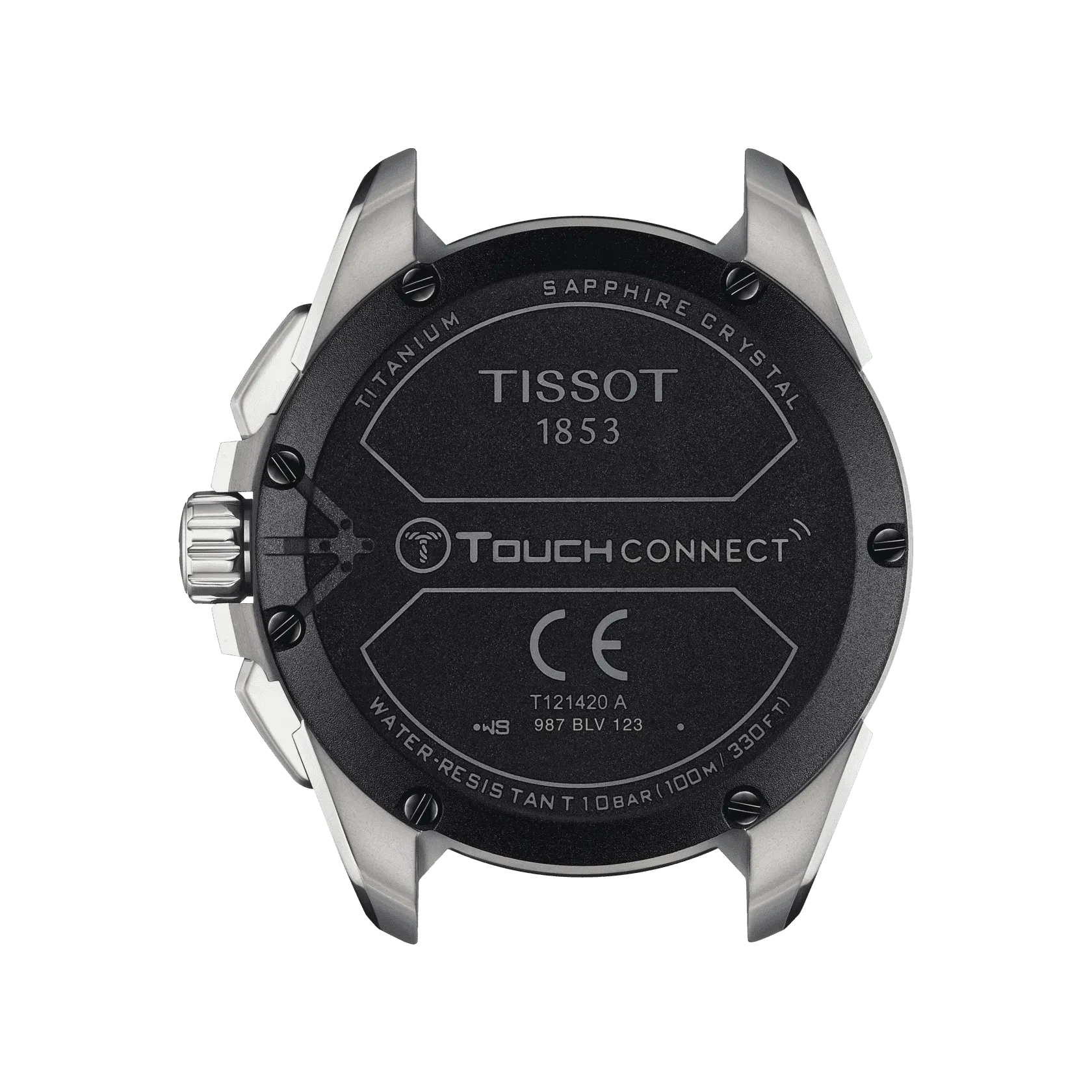 Tissot T-Touch Connect Solar 47.5mm Watch Black Quartz Titanium T121.420.47.051.07