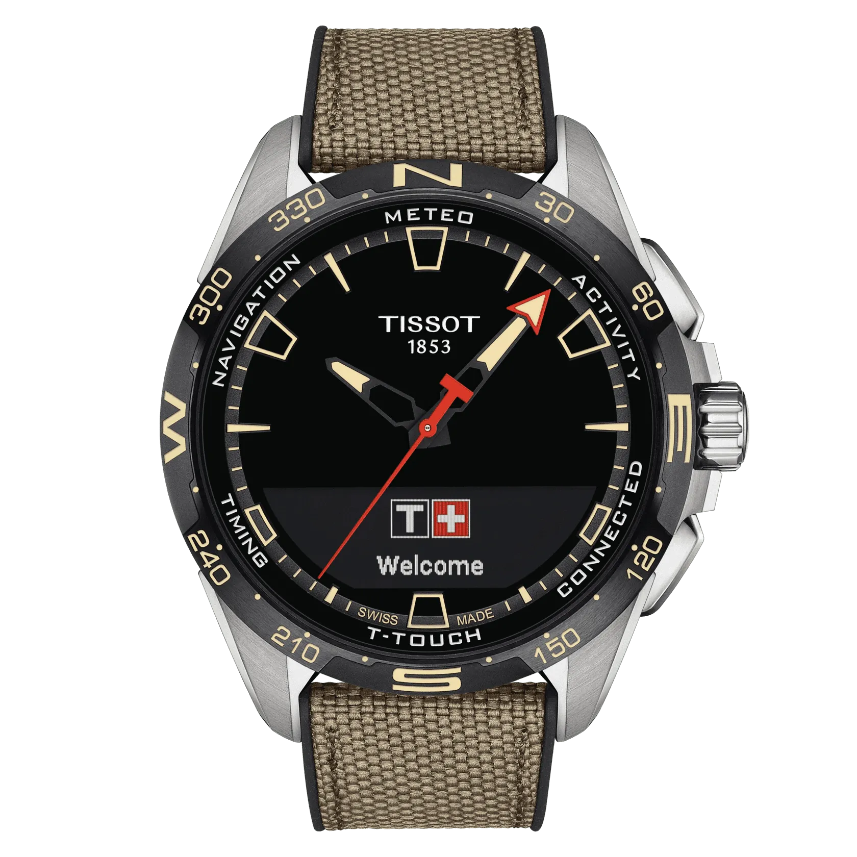 Tissot T-Touch Connect Solar 47.5mm Watch Black Quartz Titanium T121.420.47.051.07