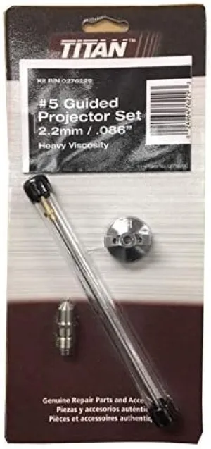 Titan Tool 0276229, 5 Maxum II Projector Set (High Output) 2.2 mm, Pack of 2 psc