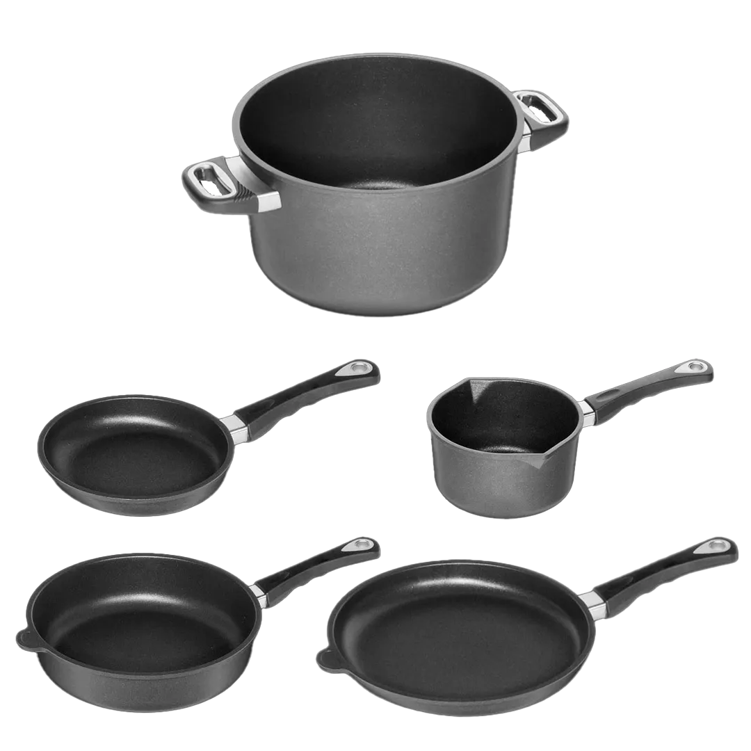 Titanium Elite 10 Piece Large Cookware Series ( 5 Piece Cookware & 5 Lids)