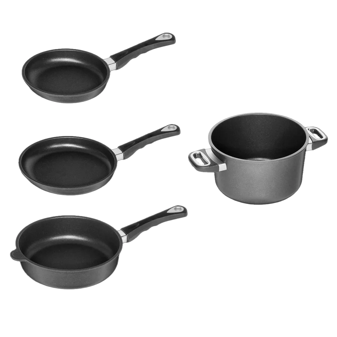 Titanium Elite 8 piece Small Set ( 4 Piece Cookware & 4 Lids )