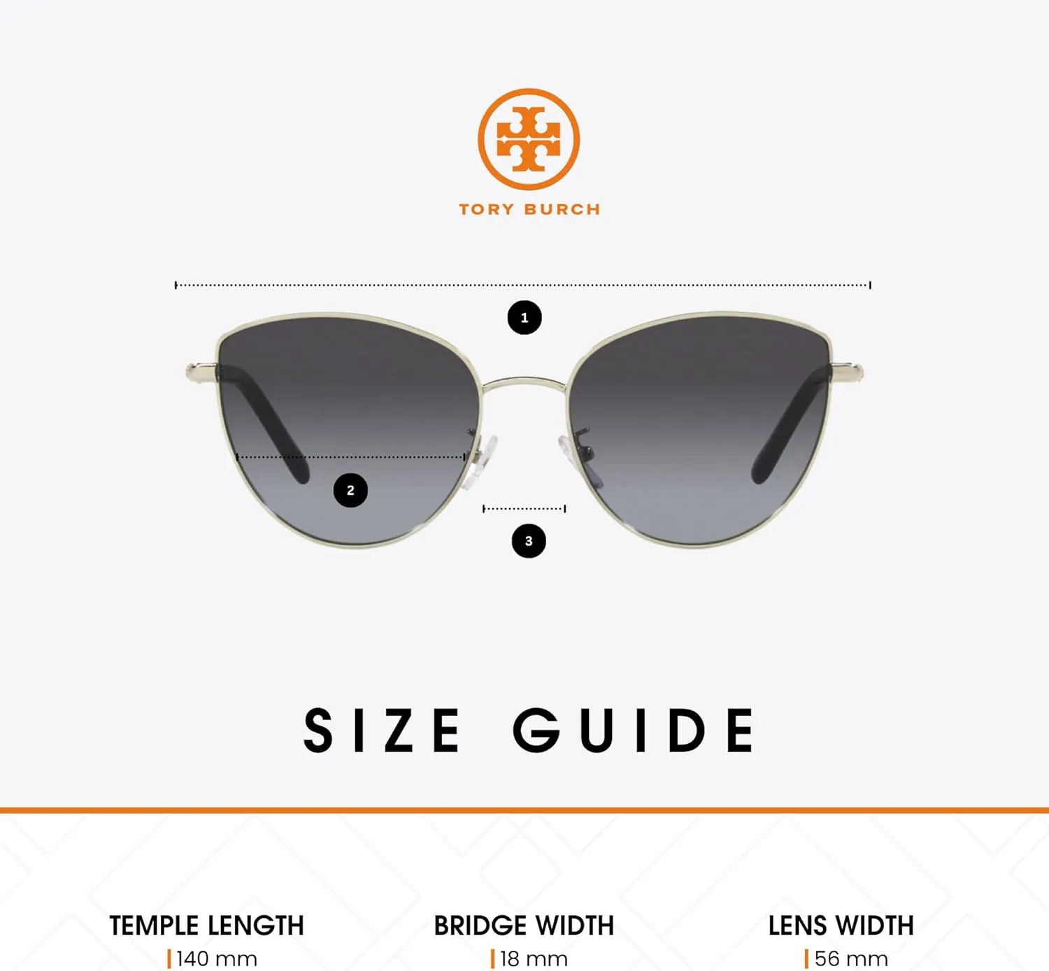 Tory Burch TY6091 Cateye Sunglasses for Women   Bundle With Designer iWear Eyewear Kit