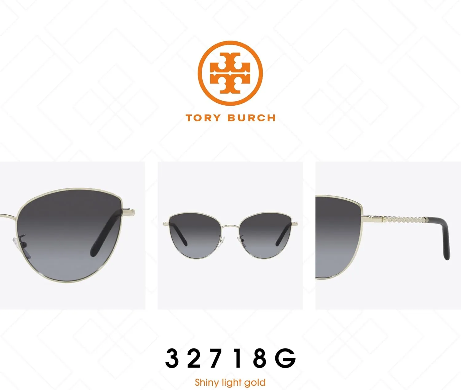 Tory Burch TY6091 Cateye Sunglasses for Women   Bundle With Designer iWear Eyewear Kit