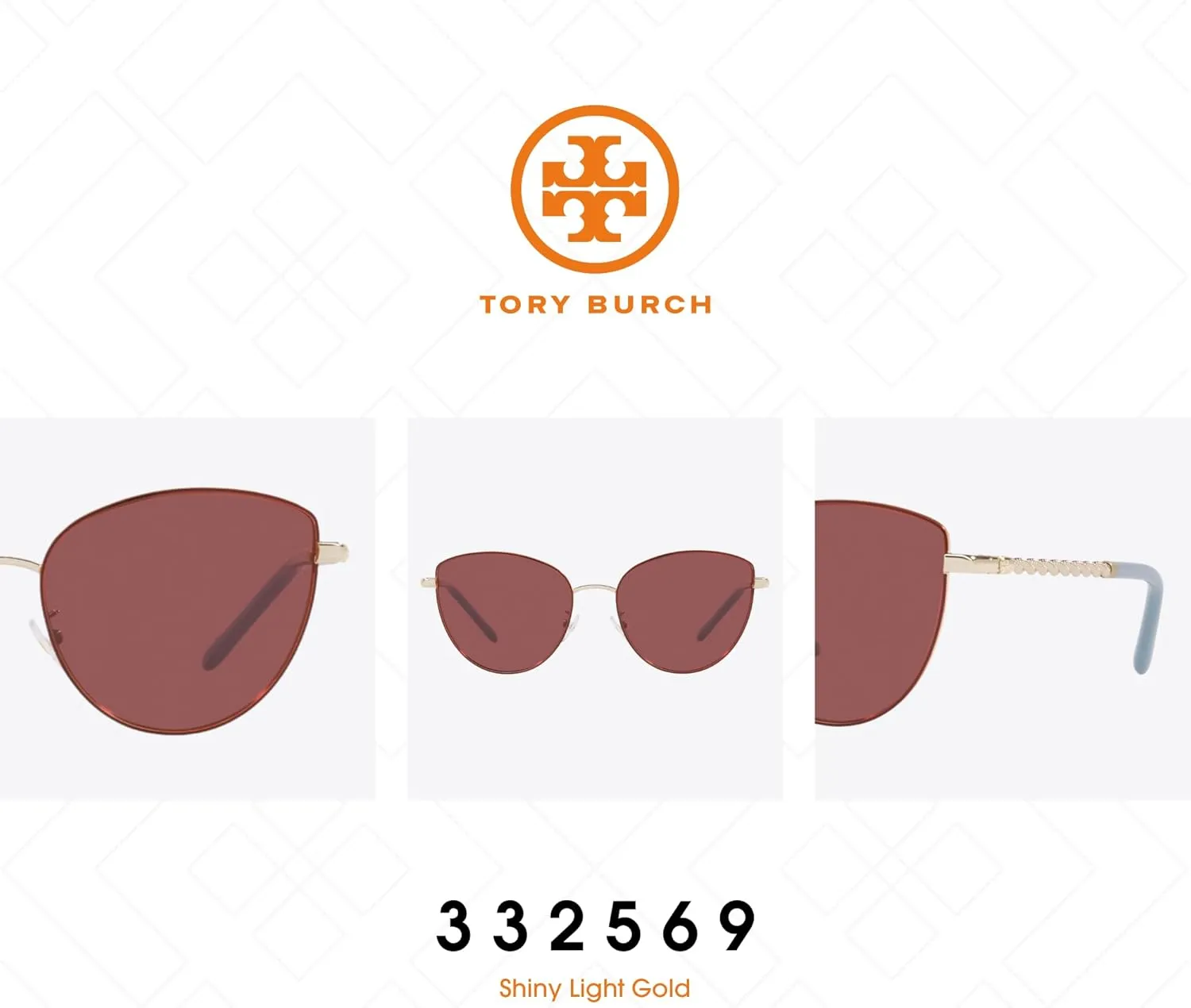 Tory Burch TY6091 Cateye Sunglasses for Women   Bundle With Designer iWear Eyewear Kit