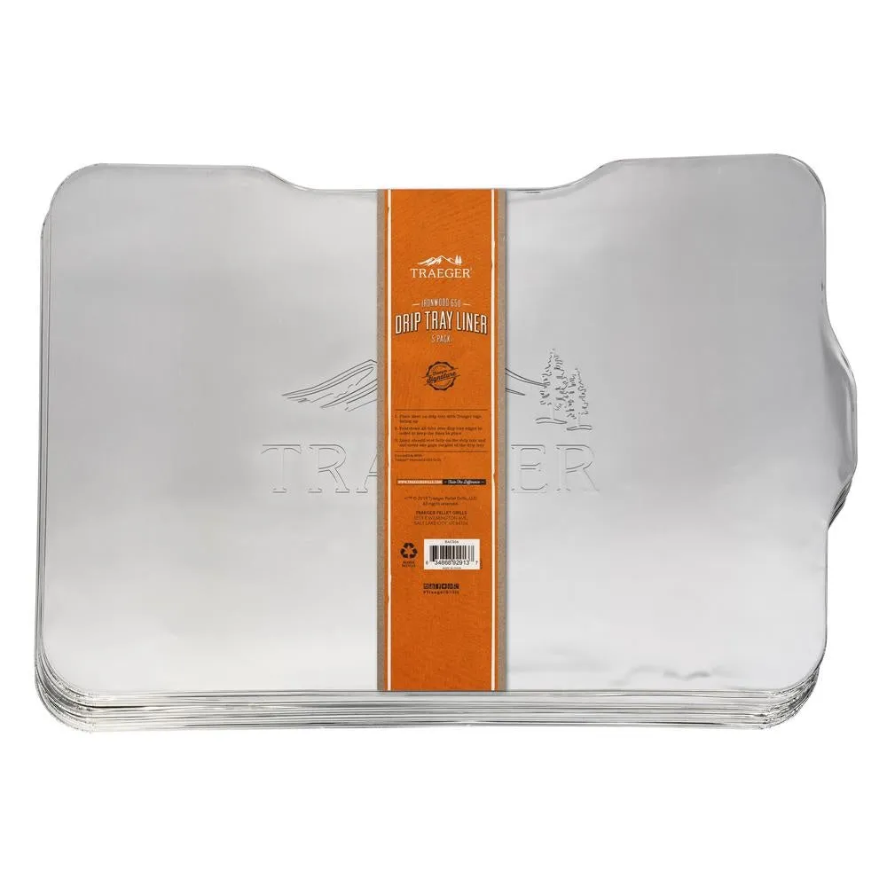 Traeger Drip Tray Liners (Ironwood 650 Pellet Grills)