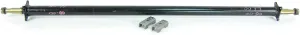 Trailer Axle Painted Steel 3,500lb, 73in Hub Face - Adjustable Spring Seats