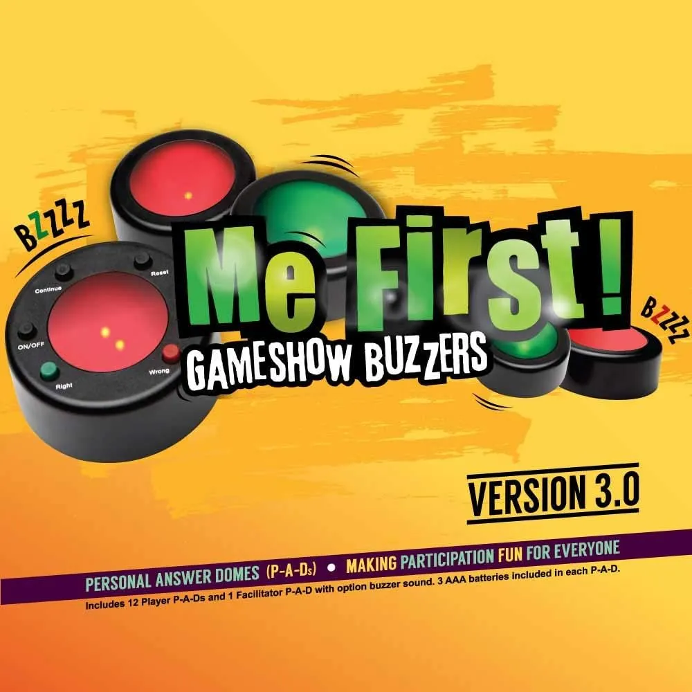 Trainers Warehouse Me First® v.3 Wireless Game buzzers, Great for Team Building and Educational Purposes