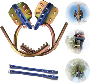Tree Climbing Gear Kit, Stainless Steel Climbing Tree Spikes, Climbing Trees Tool for Climbing Hunting Observation Picking Fruit,450model