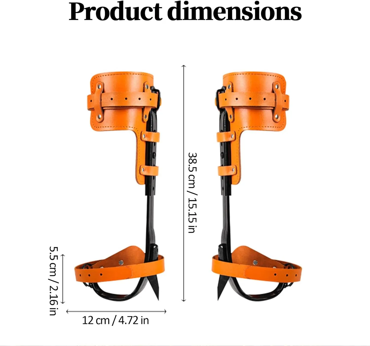 Tree Climbing Spikes,Tree Climbing Gear,Tree Climbing Kit Suitable for Climbing Trees, Picking Fruits,etc