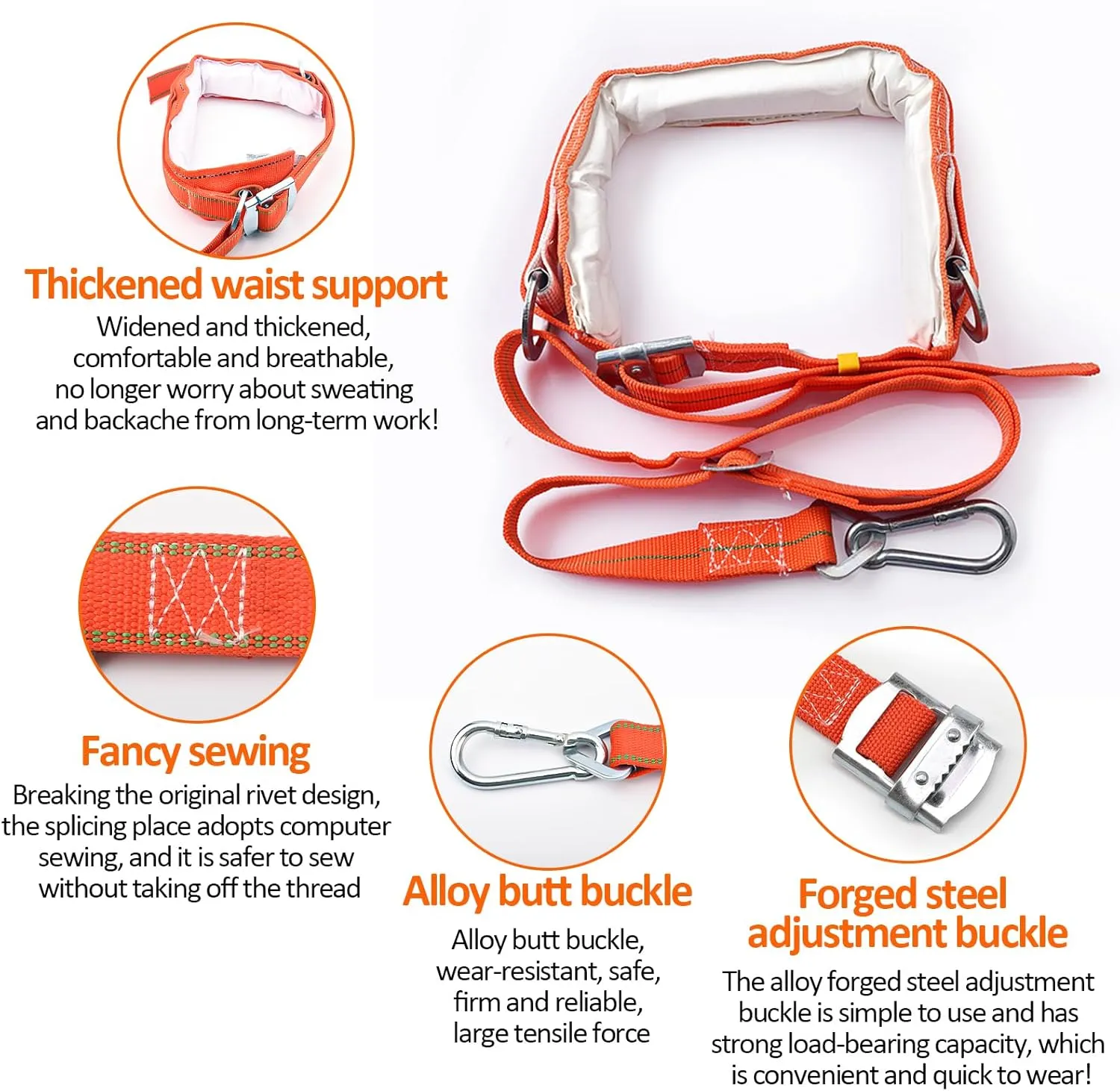 Tree Climbing Spikes,Tree Climbing Gear,Tree Climbing Kit Suitable for Climbing Trees, Picking Fruits,etc