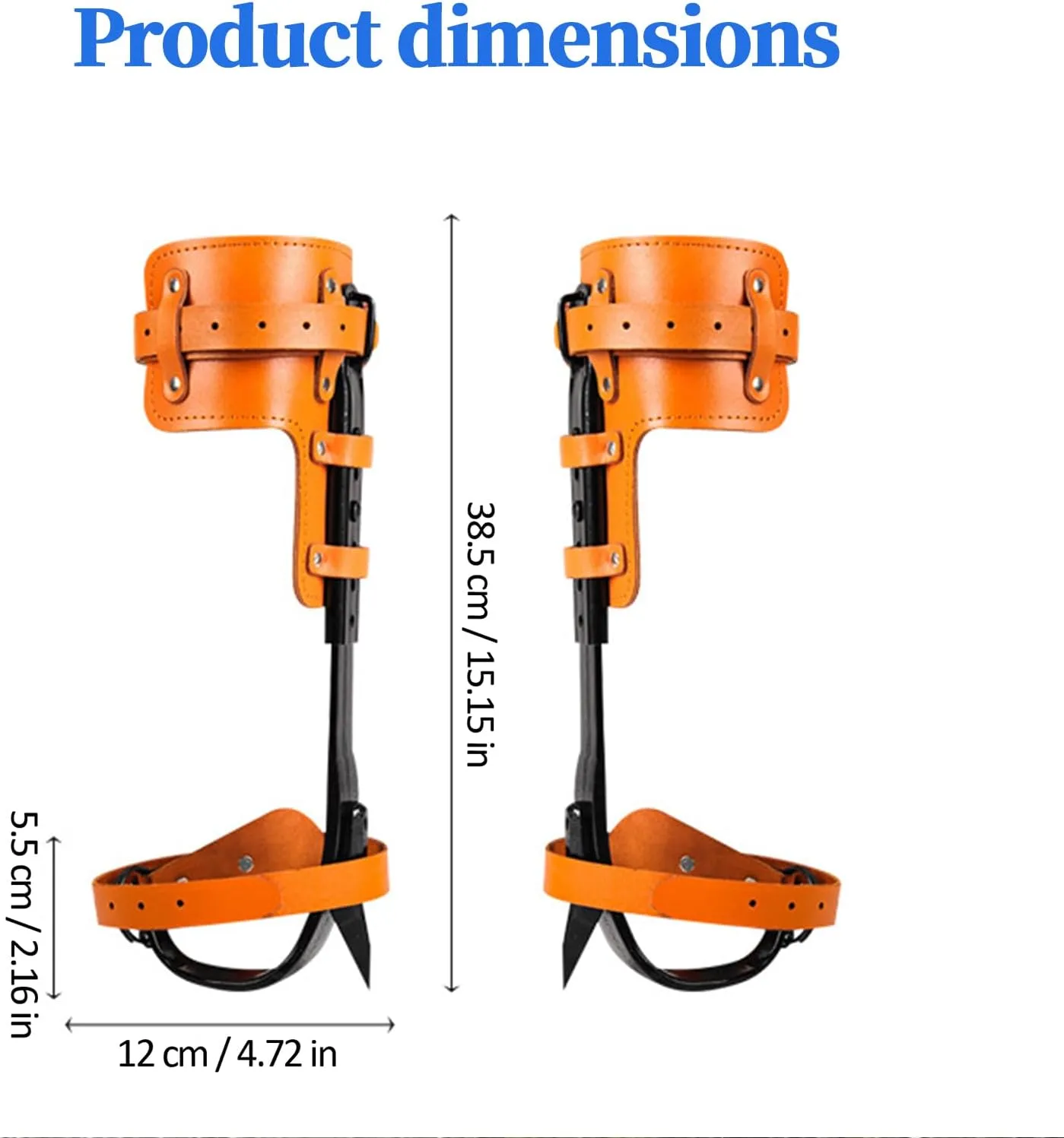 Tree Climbing Spikes,Tree Climbing Kit,Tree Climbing Gear,Suitable for Fruit Picking,Tree Climbing,Hunting