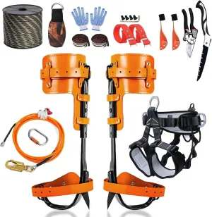 Tree Climbing Spikes,Tree Climbing Kit,Tree Climbing Gear,Suitable for Fruit Picking,Tree Climbing,Hunting