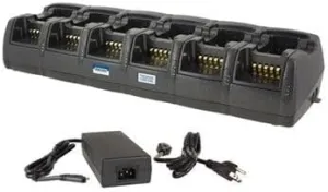 Twelve Bay Rapid Vehicle Charger for Kenwood KNB-49PL Rechargeable Two Way Radio - Dual Pod Design