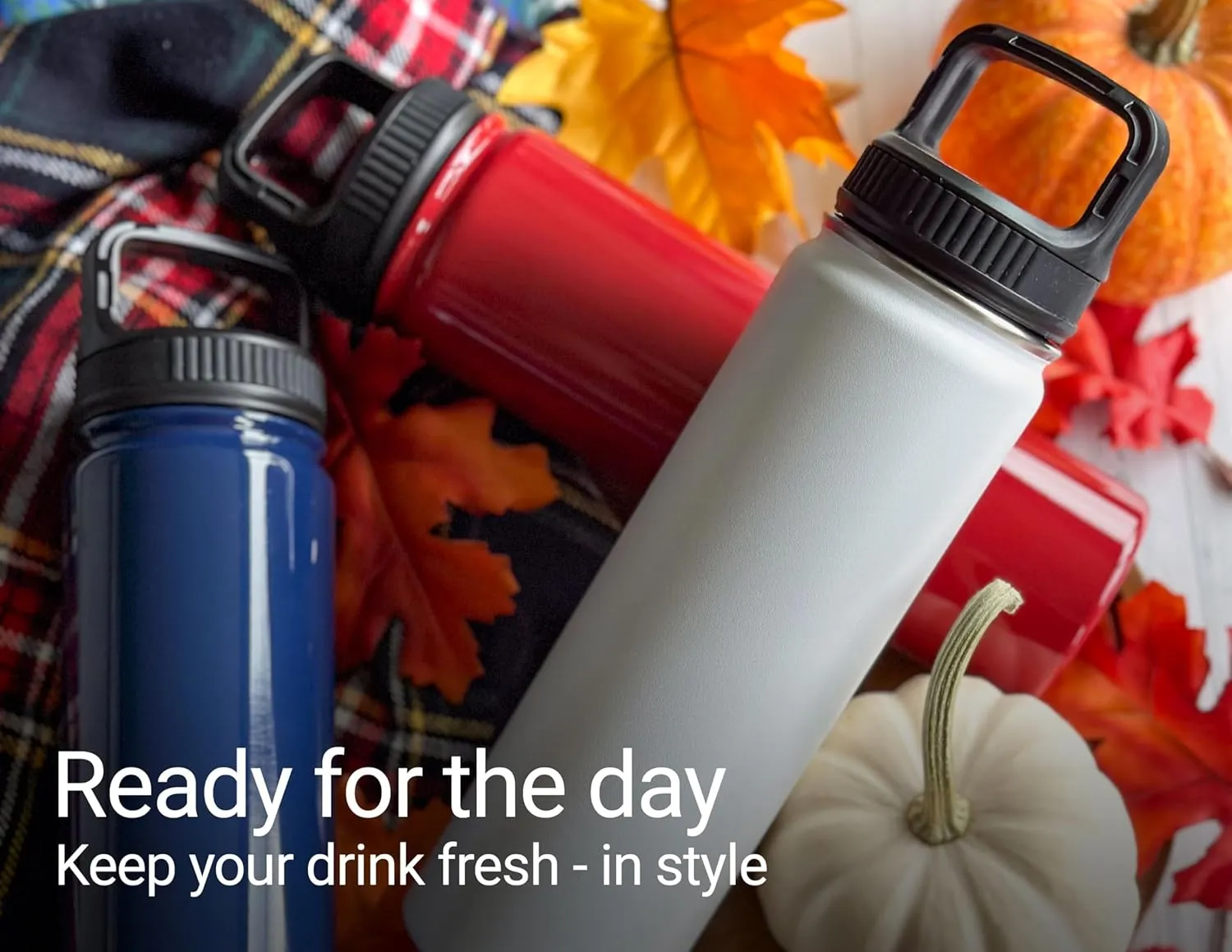 UC Davis Aggies 32 Oz Engraved White Insulated Double Wall Stainless Steel Water Bottle Tumbler Officially Licensed Collegiate Product