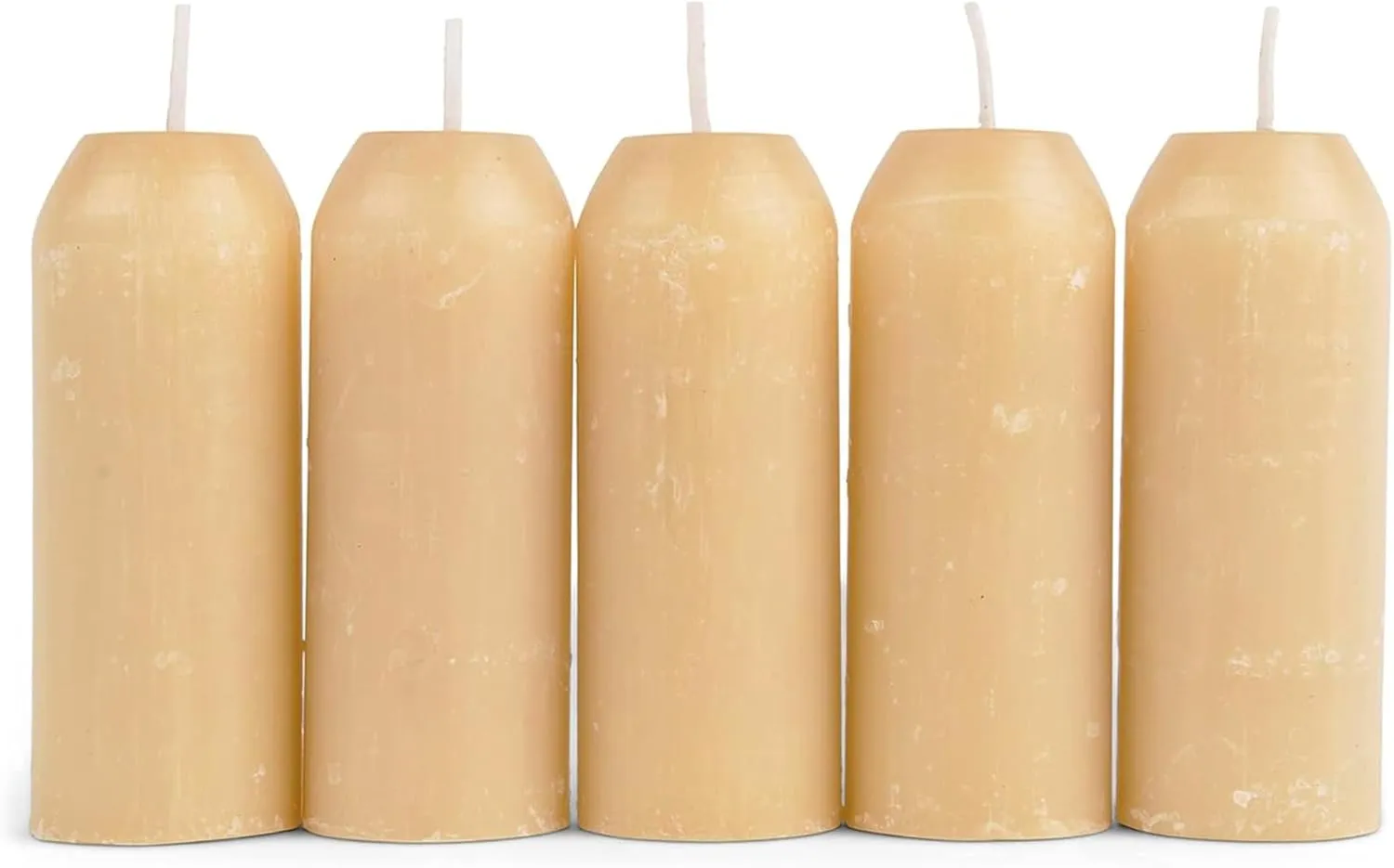 UCO 12-Hour Natural Beeswax, Long-Burning Emergency Candles for Candle Lantern, 5 Pack
