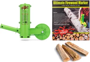 Ultimate Firewood Measuring Tool - Chainsaw Fire wood Marking Tool With Marking Wheels - Log Paint Marker -Measuring Accessory For Chainsaw - Logging Accessory (Mingo Marker With 16" Wheel)
